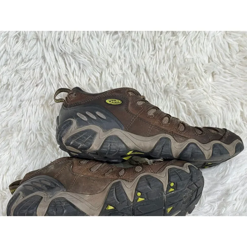Oboz Womens Sawtooth B-Dry Waterproof Hiking Boots Size 10 Brown
